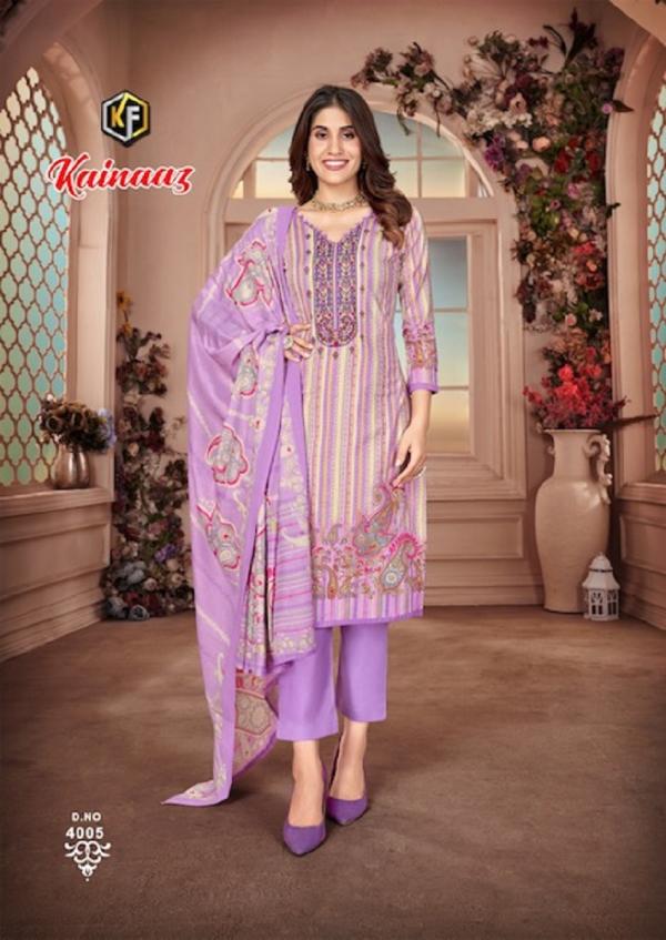 Keval Kainaaz Luxury Vol 4  Embroidery Dress Material Collection